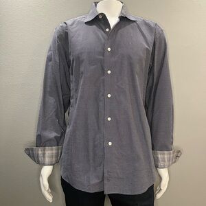 Egara Men’s Dress or Dress Casual Shirt Sz Large